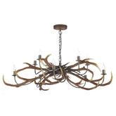 David Hunt Lighting Stag 10 Light Rustic Pendant   STA2329
